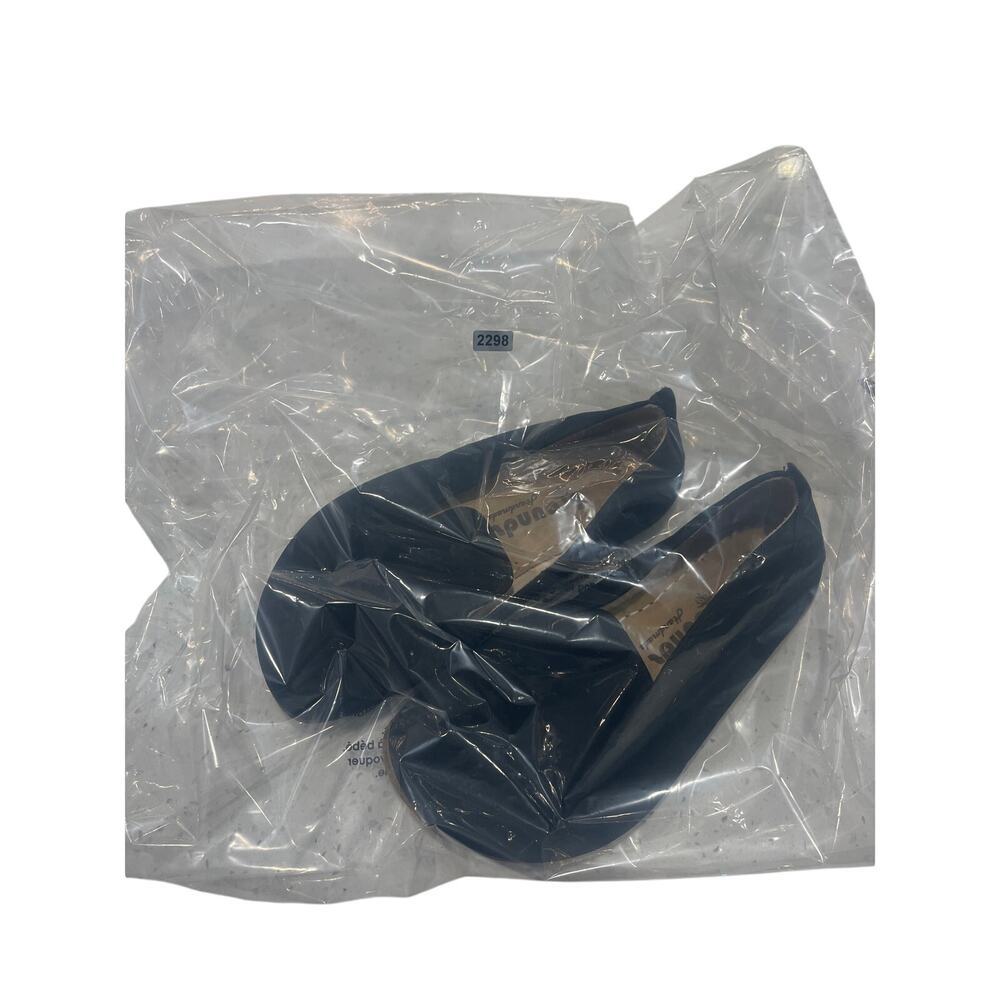 Groundz Handmade Black Leather Slip-On Loafers – Minimalist Flats size 37 euro - Picture 5 of 5